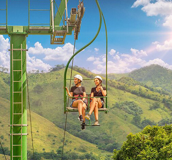 La Hacienda Park 7 Activities Combo, Buggies, Zipline, Safari, Culture, Chairlift, Horseback Riding, Combo Tour Best 7 in 1 from Bavaro, Punta Cana, Uvero Alto, Bayahibe, La Romana - Dominican Republic